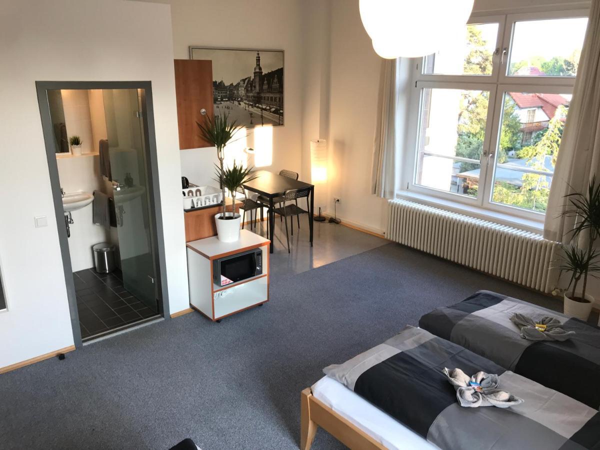Ferienwohnungen Und Apartmenthaus Halle Saale - Villa Mathilda ภายนอก รูปภาพ